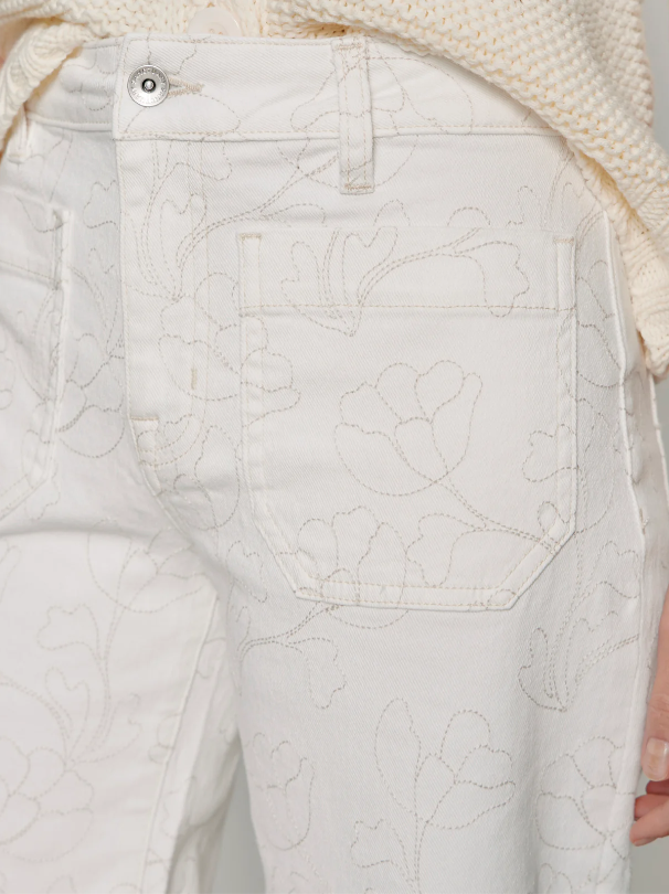 The Marine Crop Jeans, Chalk - 13 Hub Lane   |  