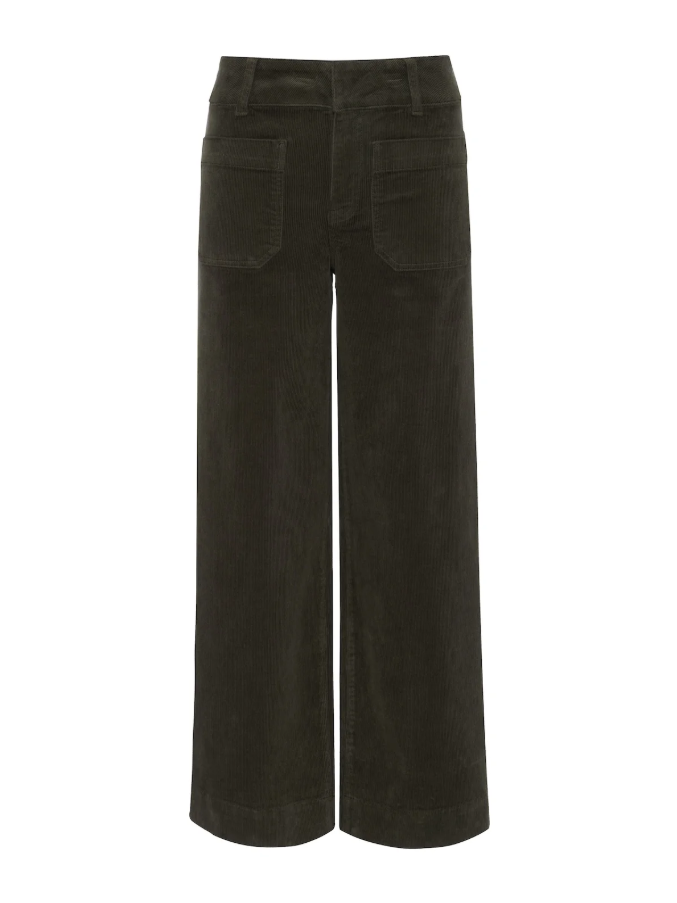 Chelsea Wide Leg Corduroys, Kalamata