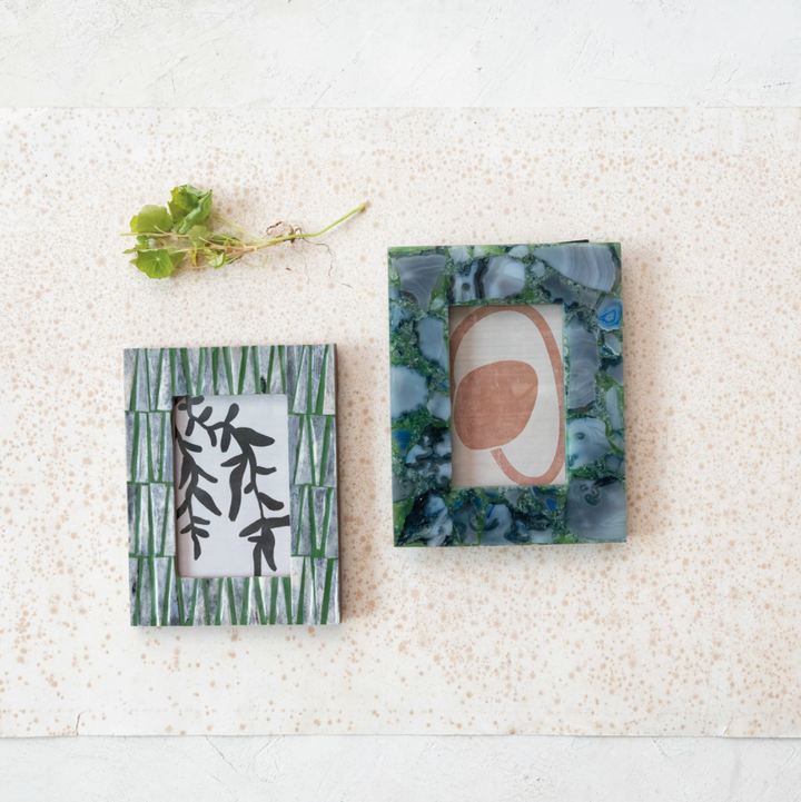 Resin Mosaic Photo Frame - 13 Hub Lane   |  Resin Frames