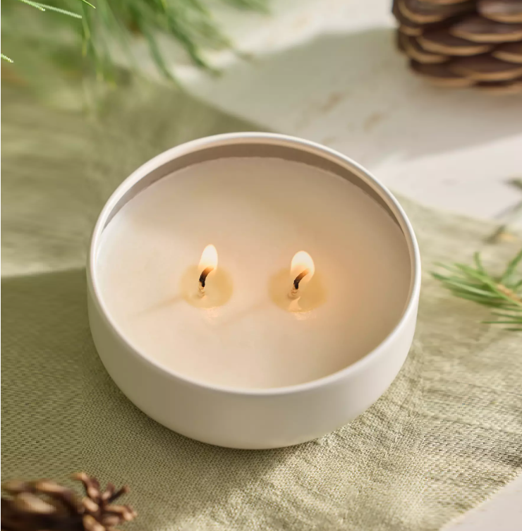 Linnea Forest Fir Tin Candle - Petite