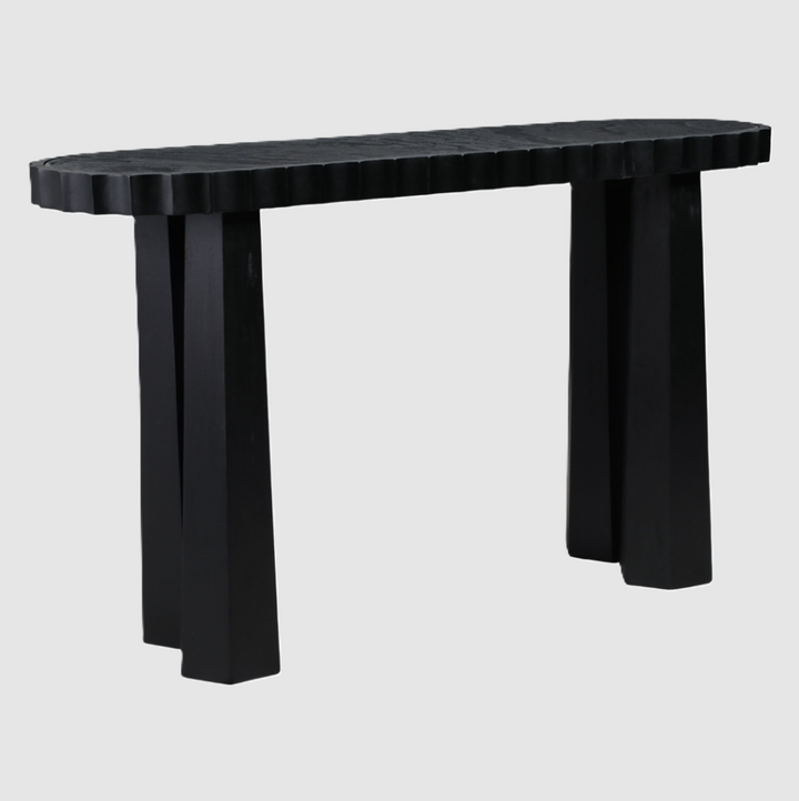54" Luzia Metallic Marble Console Table - 13 Hub Lane   |  Console Tables