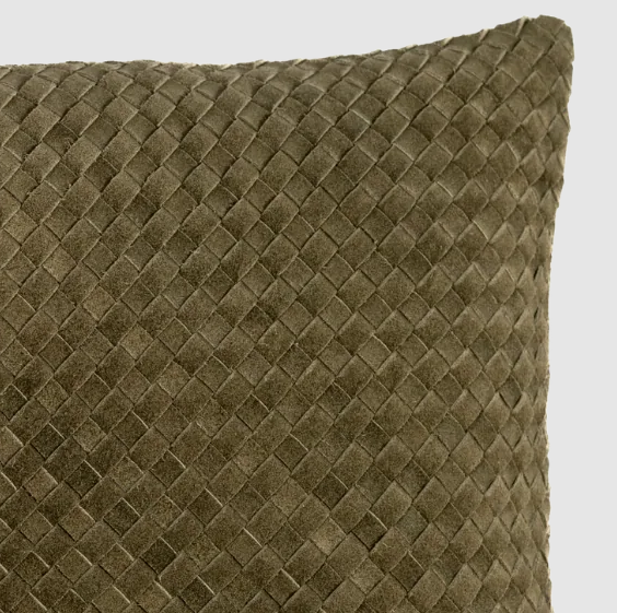 Waffle Weave Suede Lumbar, Forest - 13 Hub Lane   |  