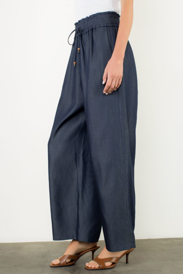 Smocked Wide Leg Pants - 13 Hub Lane   |  Wide Leg Pants