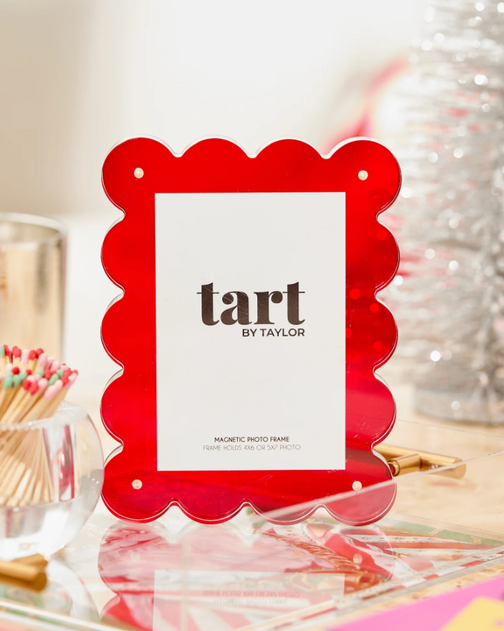 Acrylic Frame, Red - 13 Hub Lane   |  Acrylic Frames