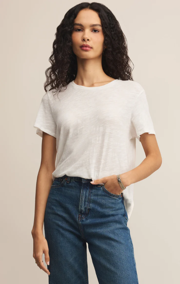 Foundation Premium Slub Tee, White