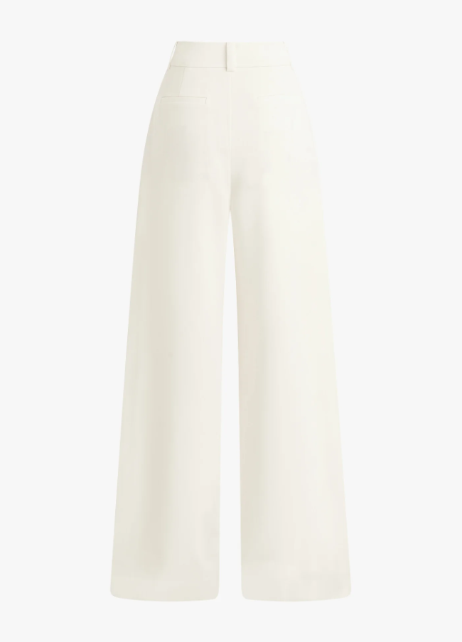 The Petite Pleats for Days Pants, Ivory