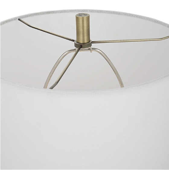 Edge White Table Lamp - 13 Hub Lane   |  Stone Table Lamps