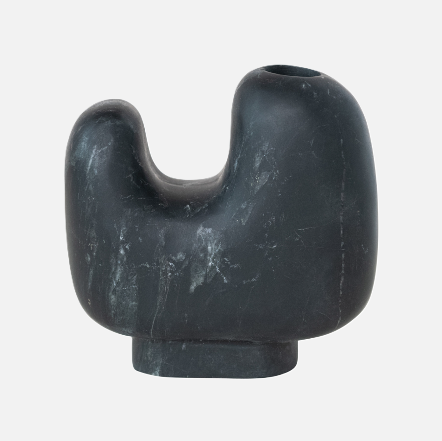 Marble Footed Taper Holder