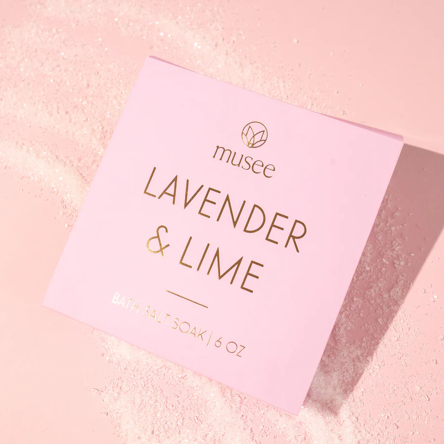 Lavender & Lime Mini Bath Salt Soak - 13 Hub Lane   |  