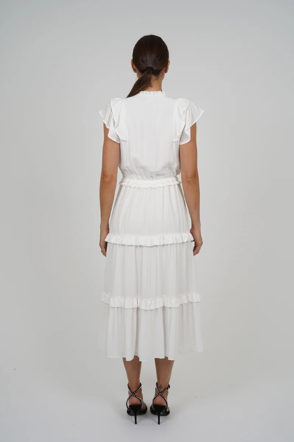 Love Token Tiered Midi Dress - 13 Hub Lane   |  