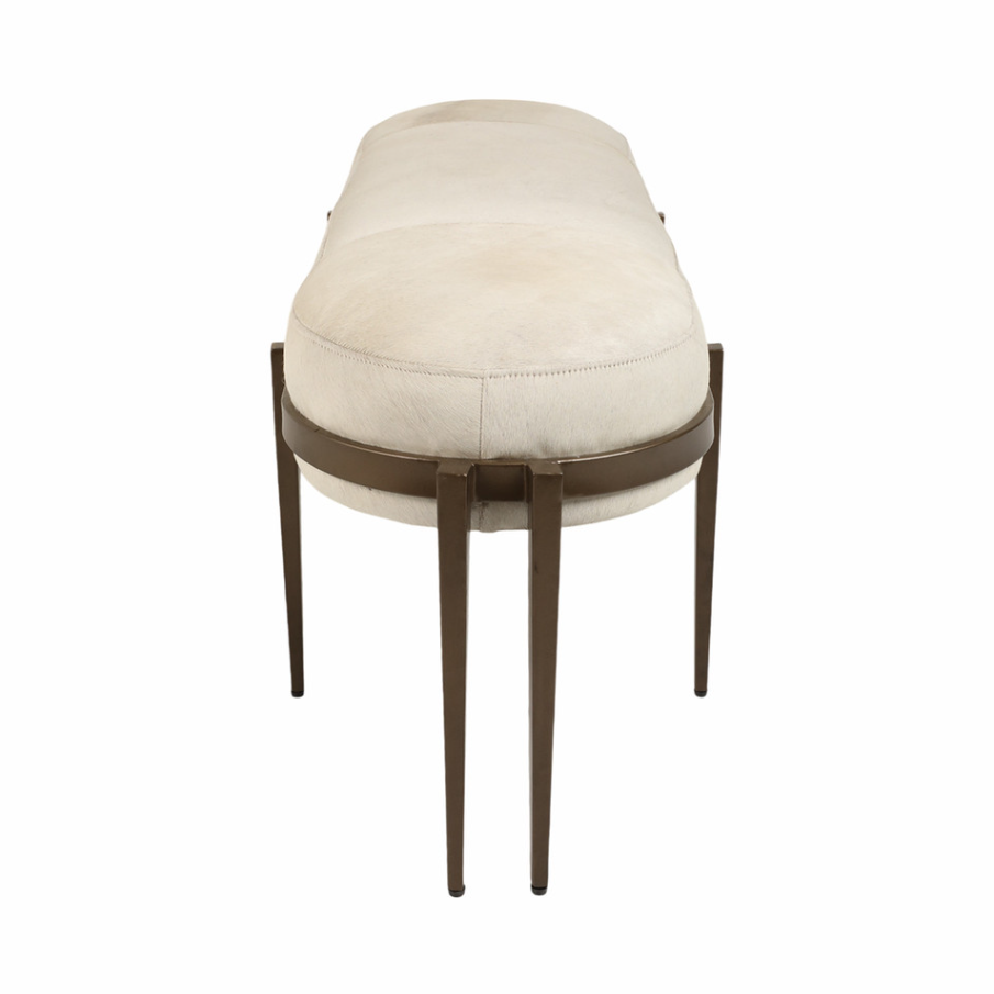 Marella Hair on Hide Bench - 13 Hub Lane   |  Benches