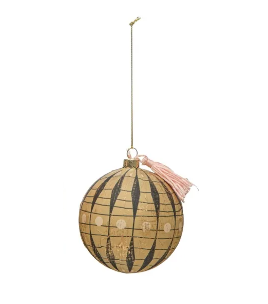 Paper Mache Ball w/ Tassel