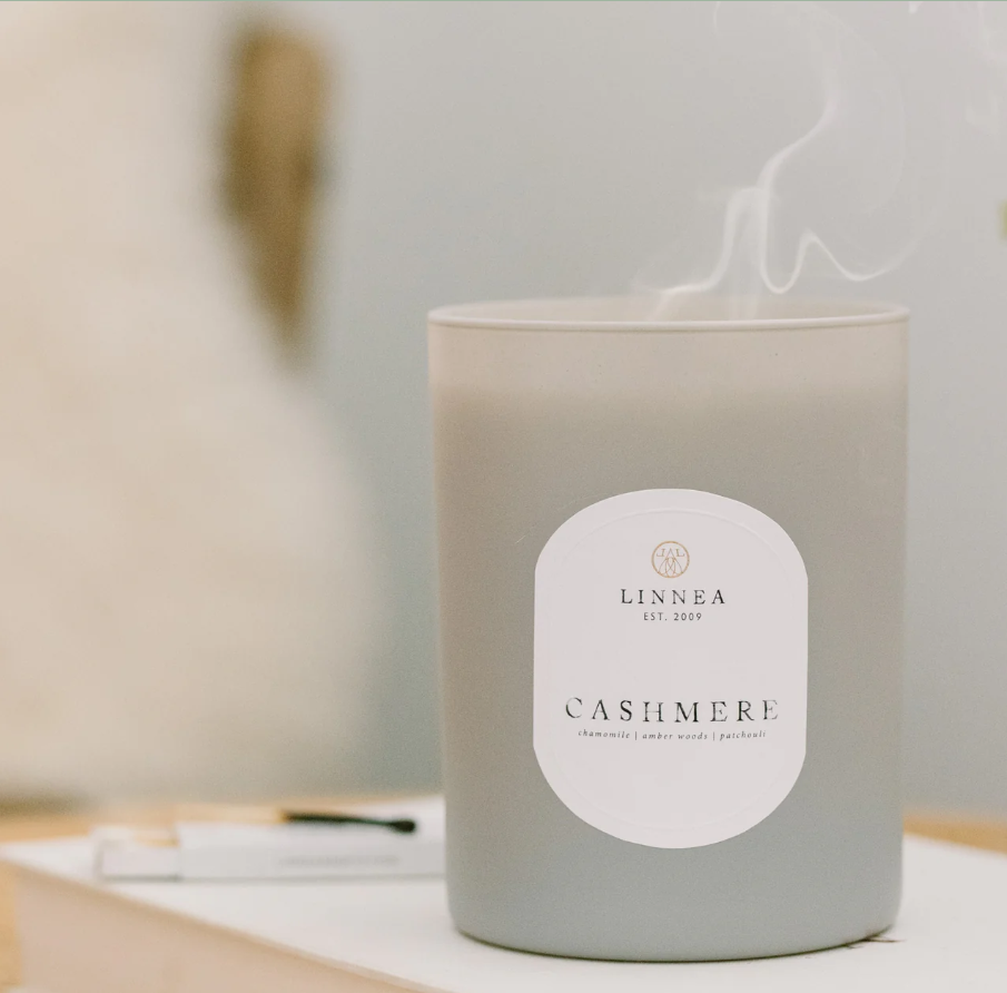 Linnea Cashmere Two-Wick Candle - Large