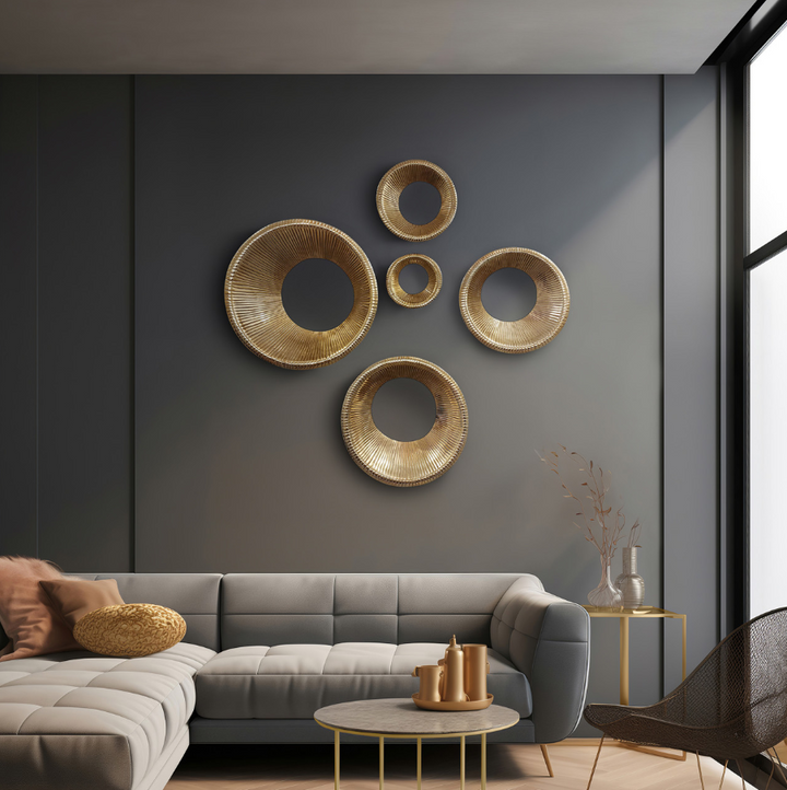 Pepin Gold Wall Ring