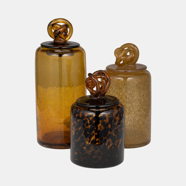 Glass Jar w/ Knot Lid - 13 Hub Lane   |  