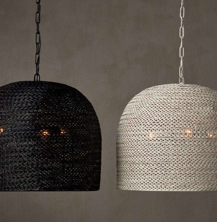 Piero Black Medium Pendant - Thumbnail 4