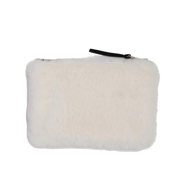 Faux Fur Fabric Zip Pouch - 13 Hub Lane   |  