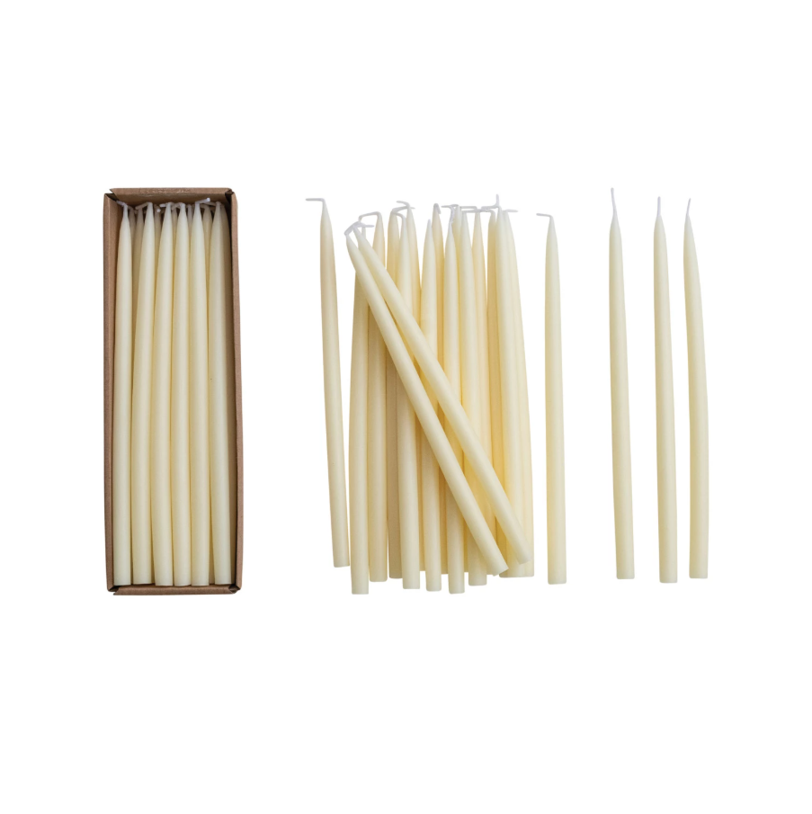 Unscented Thin Taper Candles in Box - Thumbnail 3