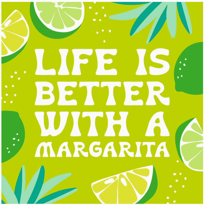 Life is Better With a Margarita Cocktail Napkins - 13 Hub Lane   |  
