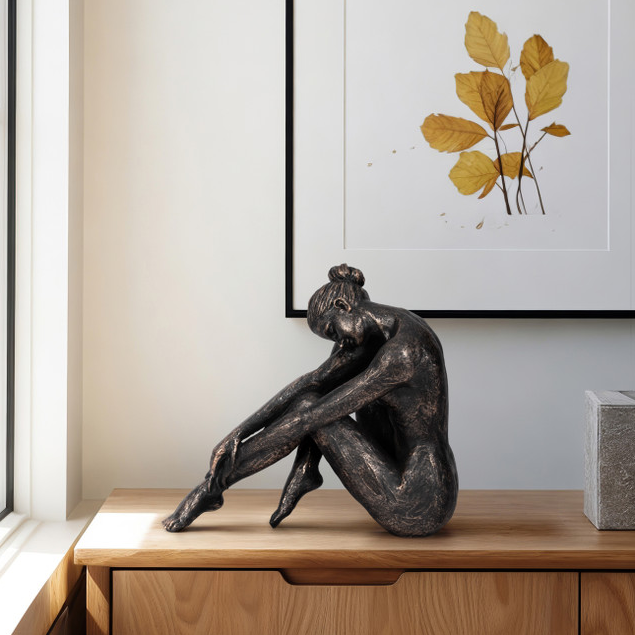 Resting Ballerina, Bronze