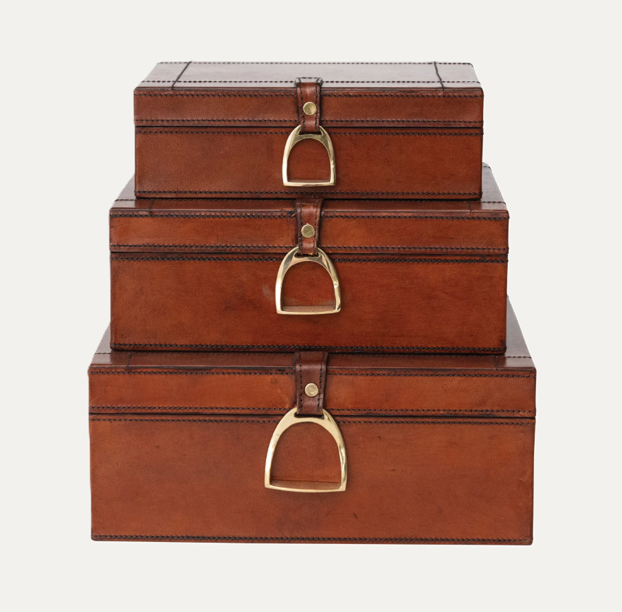 Nesting Box w/ Brass Closure