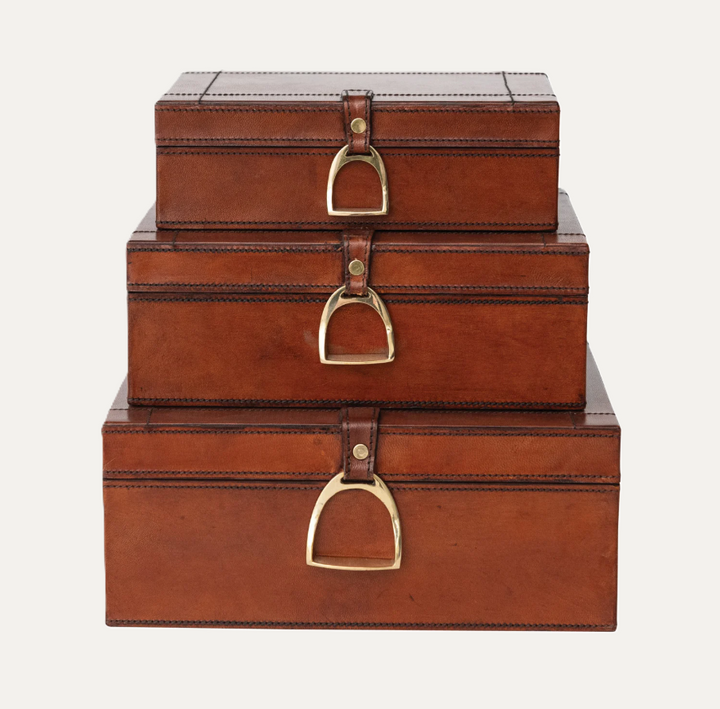 Nesting Box w/ Brass Closure