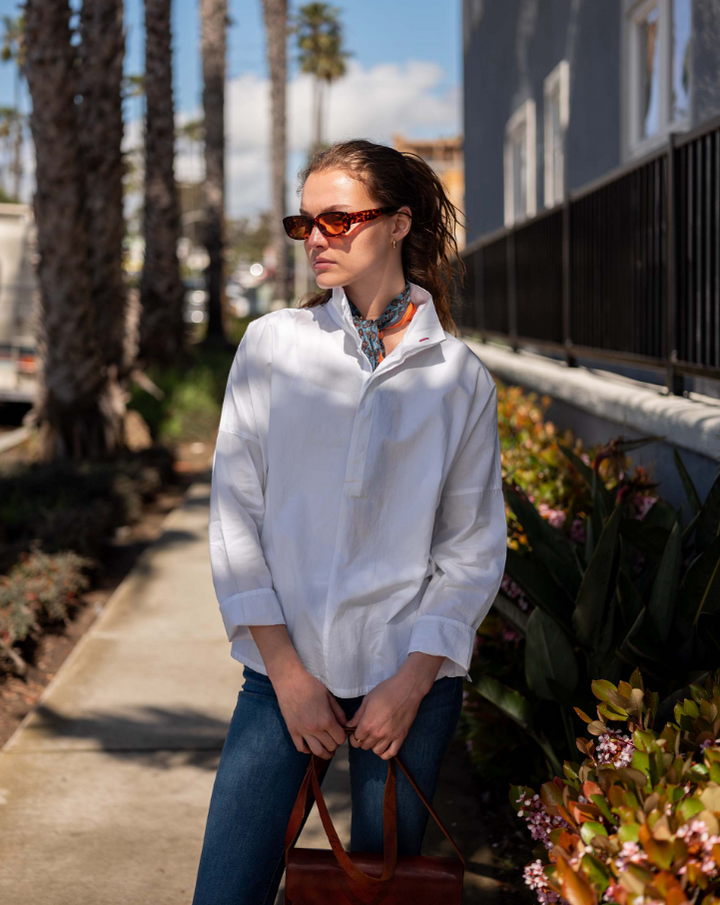 Emerson Top, White - 13 Hub Lane   |  Button-Ups