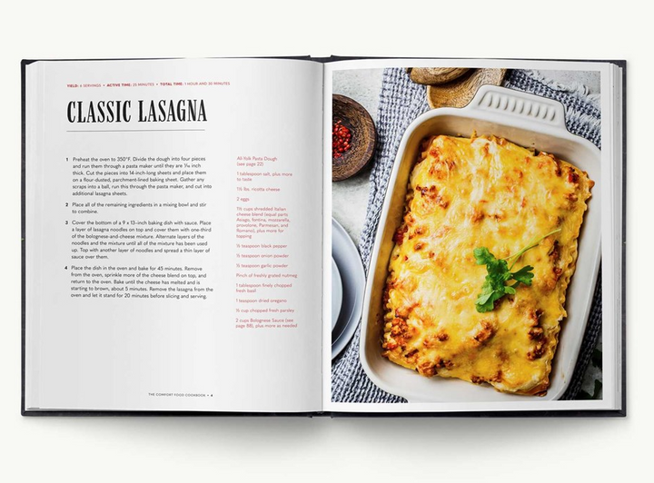 The Comfort Food Cookbook - 13 Hub Lane   |  