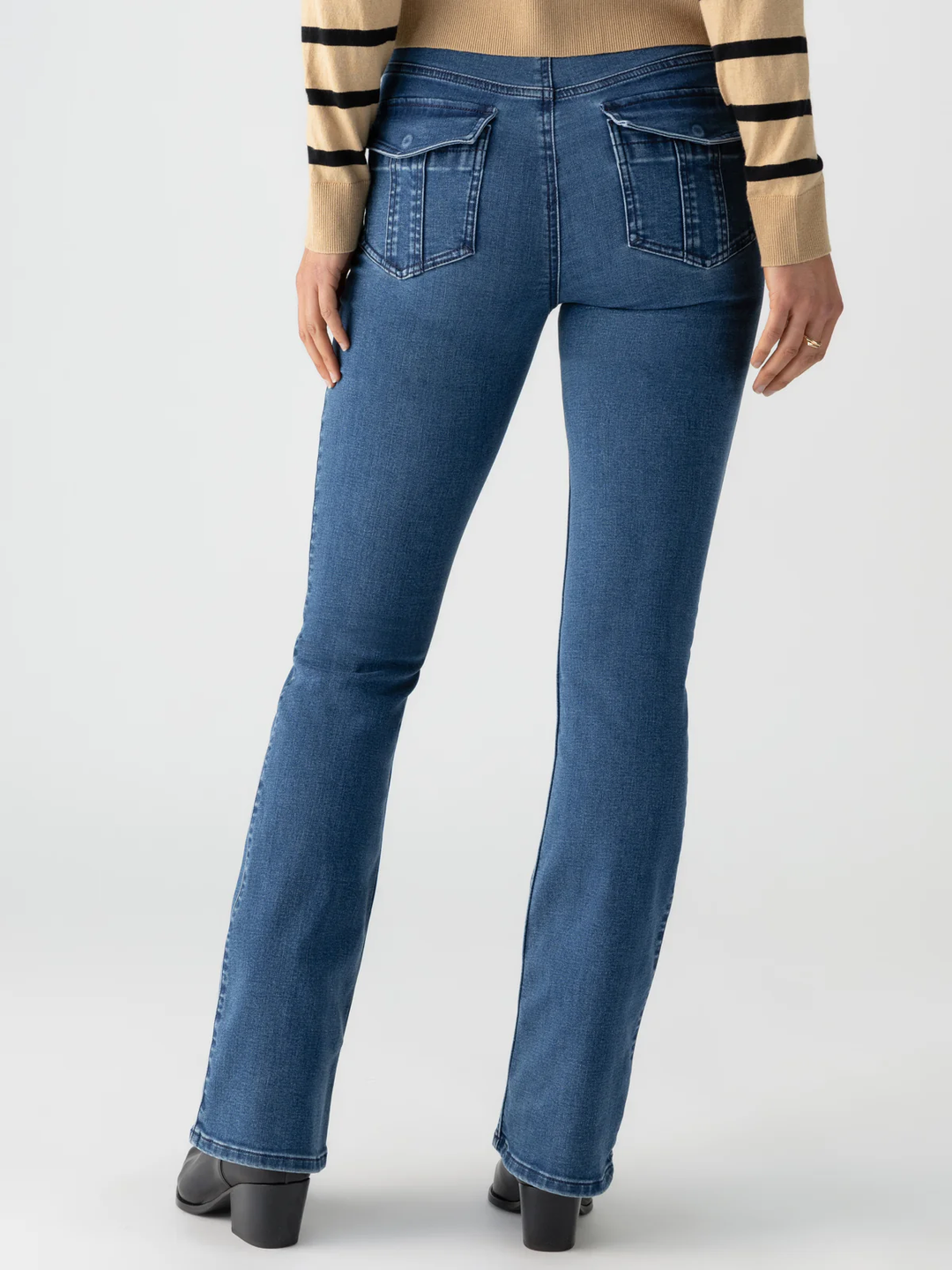 Sculpted Hayden Bootcut Standard Rise Denim Pant, Lucky Streak