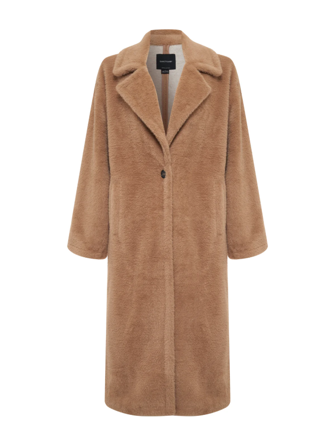 Live In Fur Coat, Warm Caramel