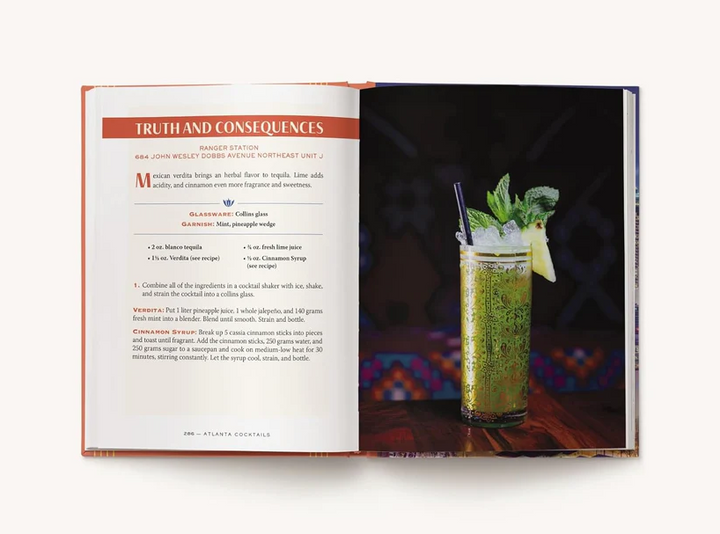 Atlanta Cocktails: An Elegant Collection of Over 100 Recipes Inspired by Georgia’s Capital - 13 Hub Lane   |  Mixology Books