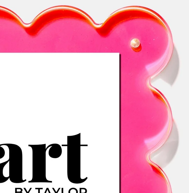 Acrylic Frame, Neon Pink - 13 Hub Lane   |  