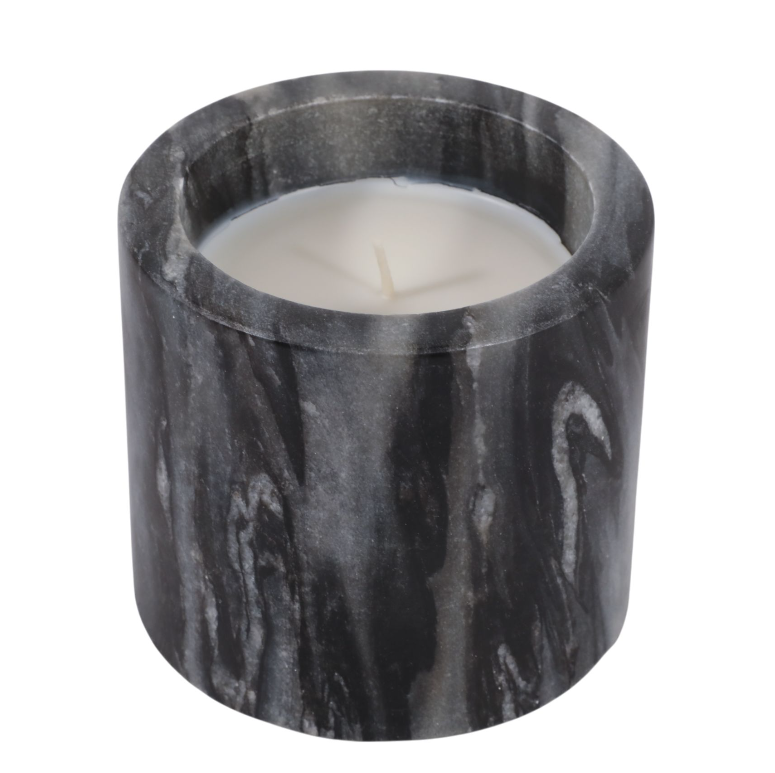 Hazel Amber & Oak Marble Candle