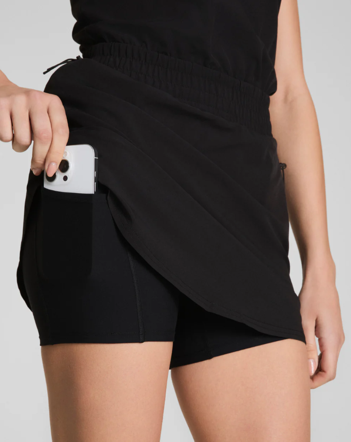 SPANX® On the Move Tank Dress, Very Black - 13 Hub Lane   |  Mini Dresses