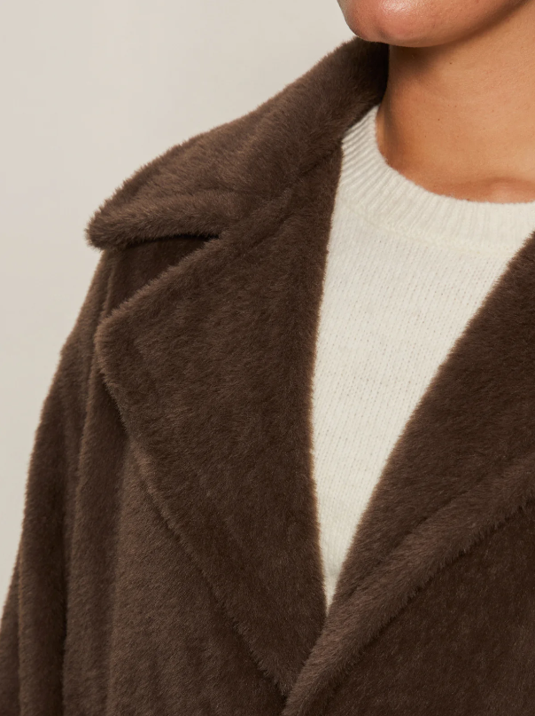 Colette Fur Jacket, Choco Chip - 13 Hub Lane   |  Fur Jackets