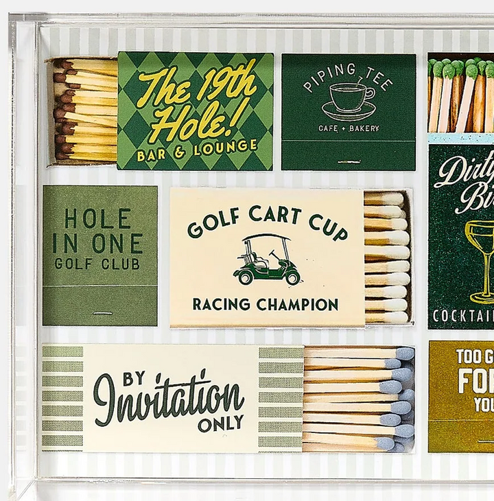 Golf Matchbook Tray