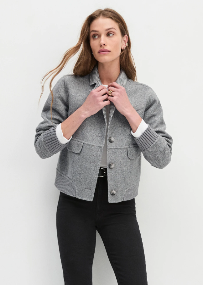 The City Bomber, Grey Houndstooth - 13 Hub Lane   |  