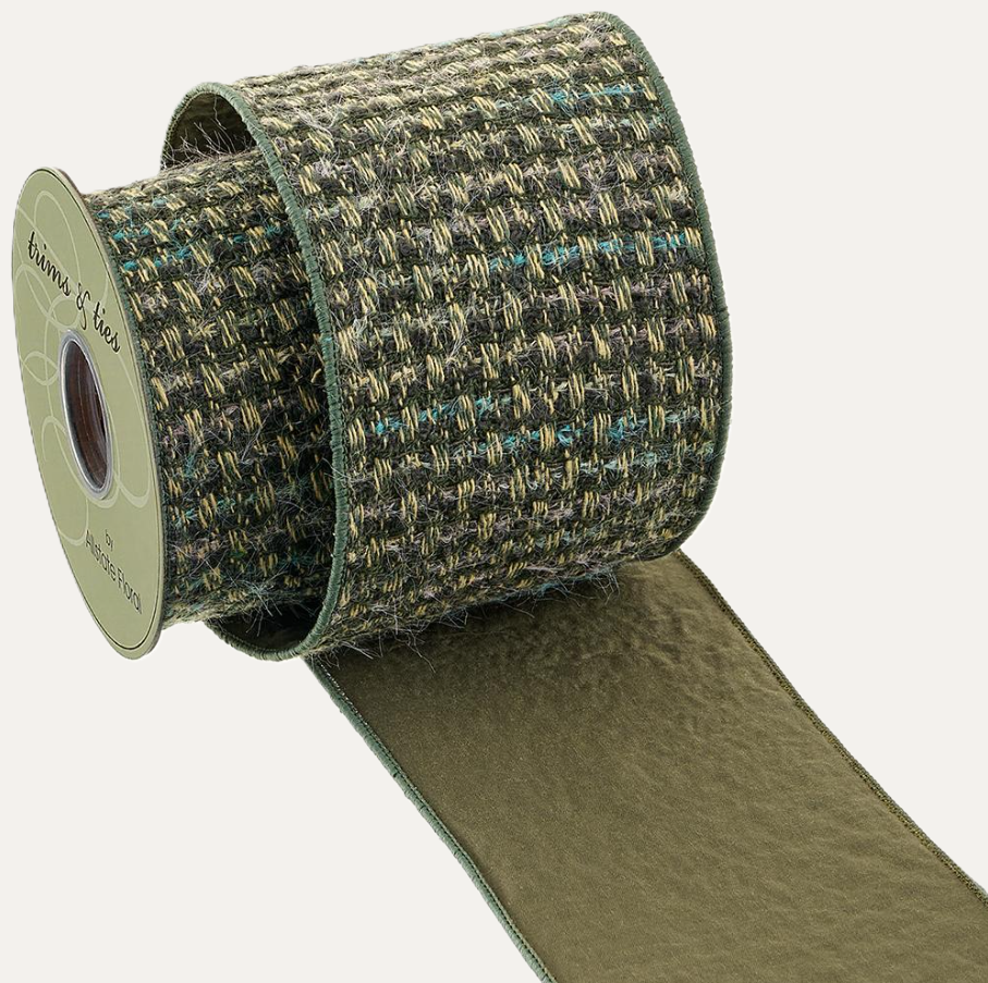 Knitted Ribbon, Green - 13 Hub Lane   |  