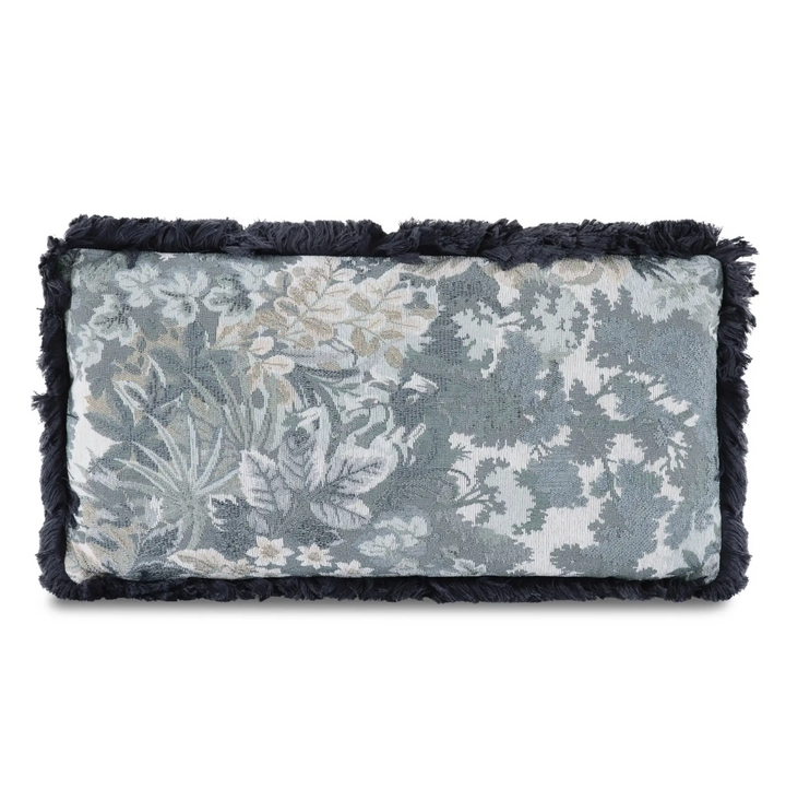 Yasmin Tapestry Lumbar Cushion, Blue