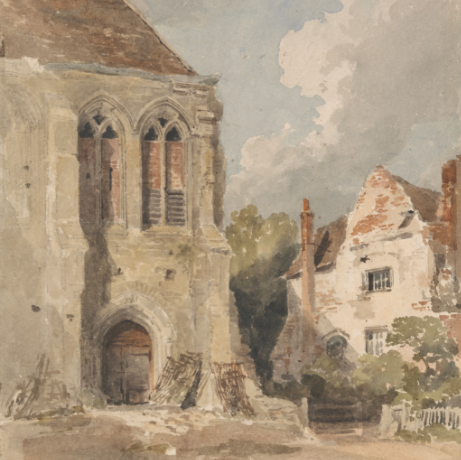 Old Church and House - 13 Hub Lane   |  Small Wall Art