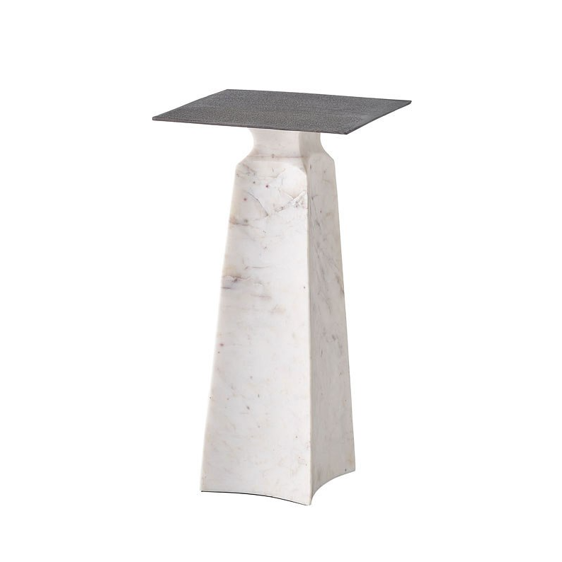 Figuration Side Table w/ Marble Base - 13 Hub Lane   |  Martini Tables