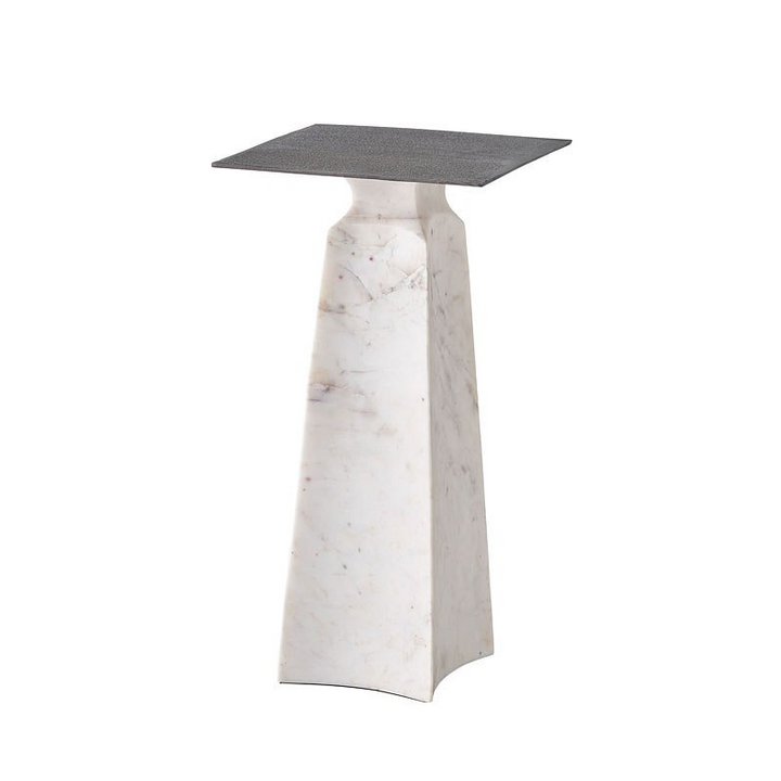 Figuration Side Table w/ Marble Base - 13 Hub Lane   |  Martini Tables