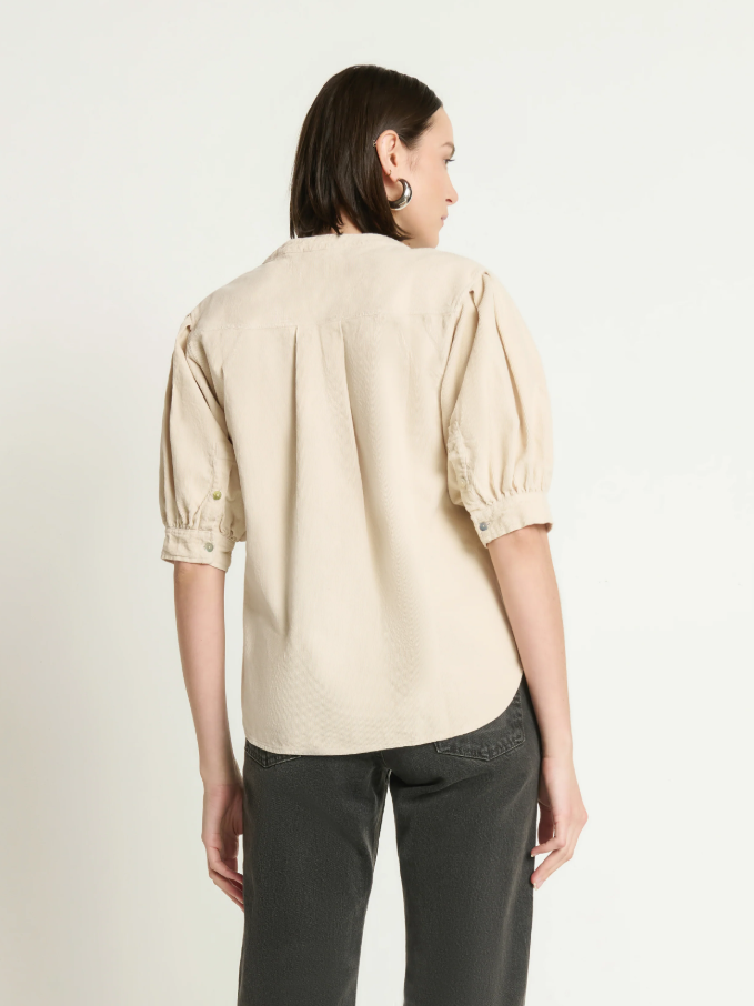 Nation LTD Emmett Top, Moonbeam - 13 Hub Lane   |  Puff Sleeve Tops