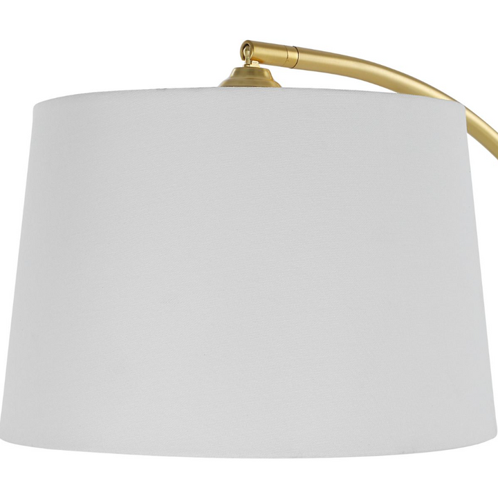 Curved Arc Floor Lamp, Gold