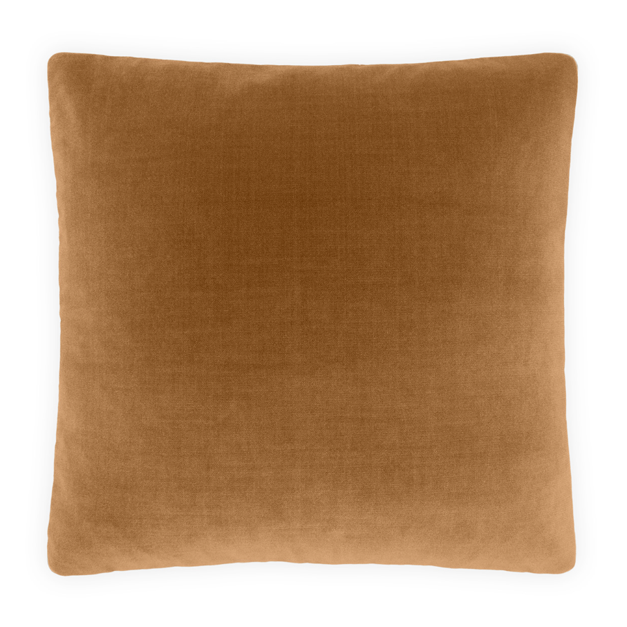 Deveraux Box Pillow, Cognac - 13 Hub Lane   |  Velvet Pillows