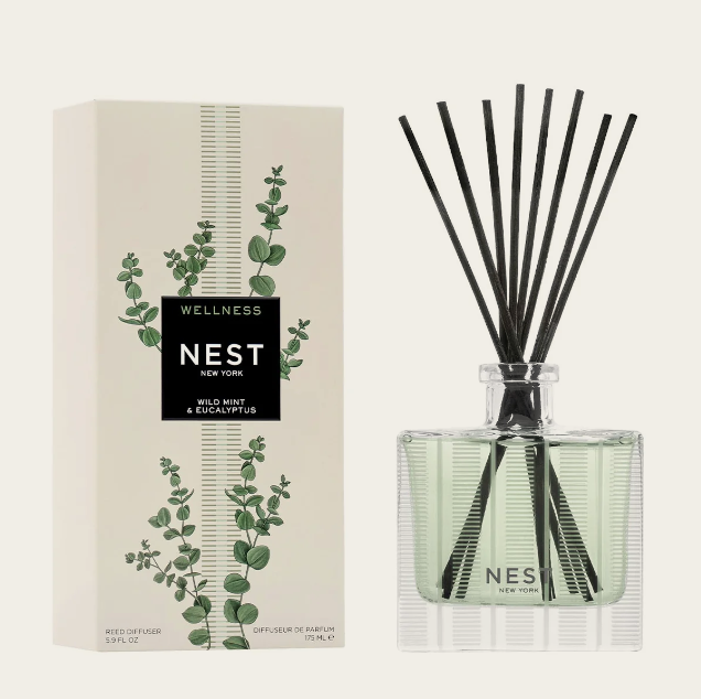 Nest Wild Mint & Eucalyptus Reed Diffuser - Thumbnail 3