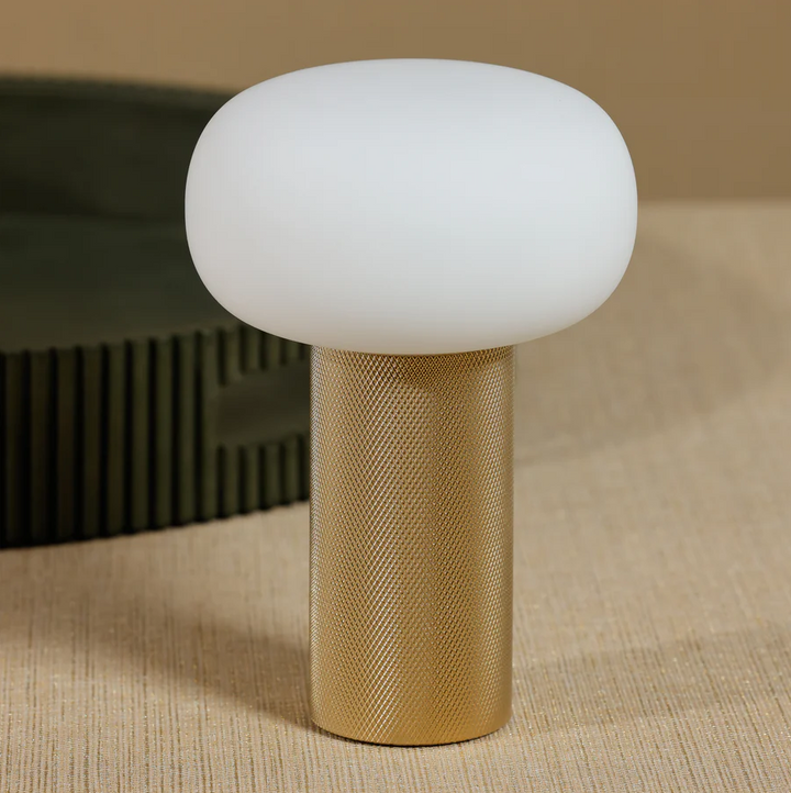 HALO Rechargeable Table Light, Gold - 13 Hub Lane   |  Rechargeable Table Lamps