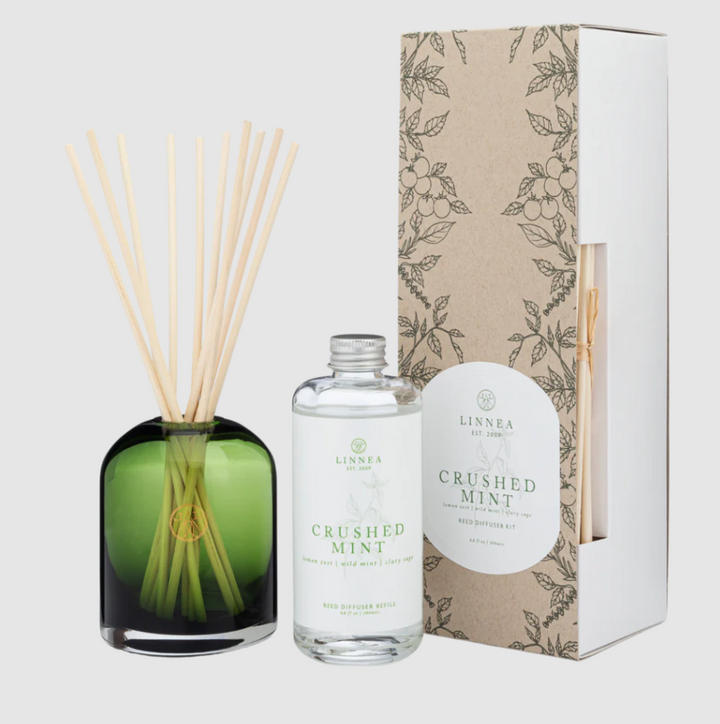 Linnea Crushed Mint Reed Diffuser