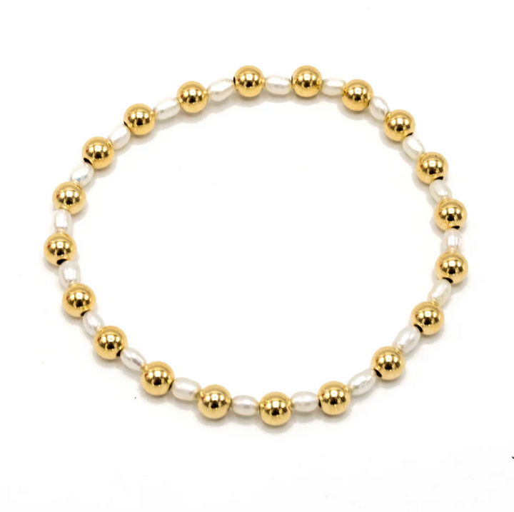 Montauk Pearl Beaded Bracelet - 4mm - 13 Hub Lane   |  Beaded Bracelets