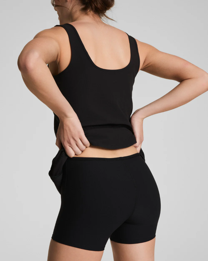 SPANX® On the Move Tank Dress, Very Black - 13 Hub Lane   |  Mini Dresses